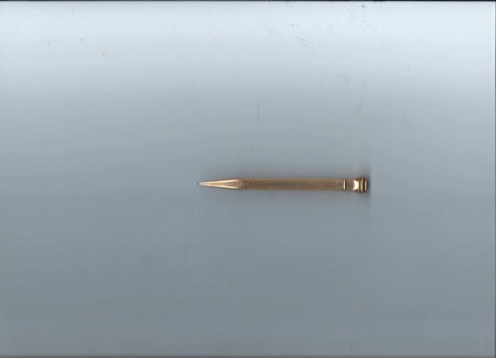 Vintage Wahl EverSharp Gold Filled Twist Mechanical Pencil Cascading Pattern-4″