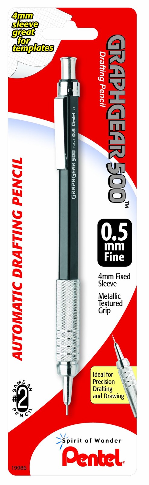 Pentel Mechanical Pencil 09mm Black Barrel Refillable Fine Point Comfortable …
