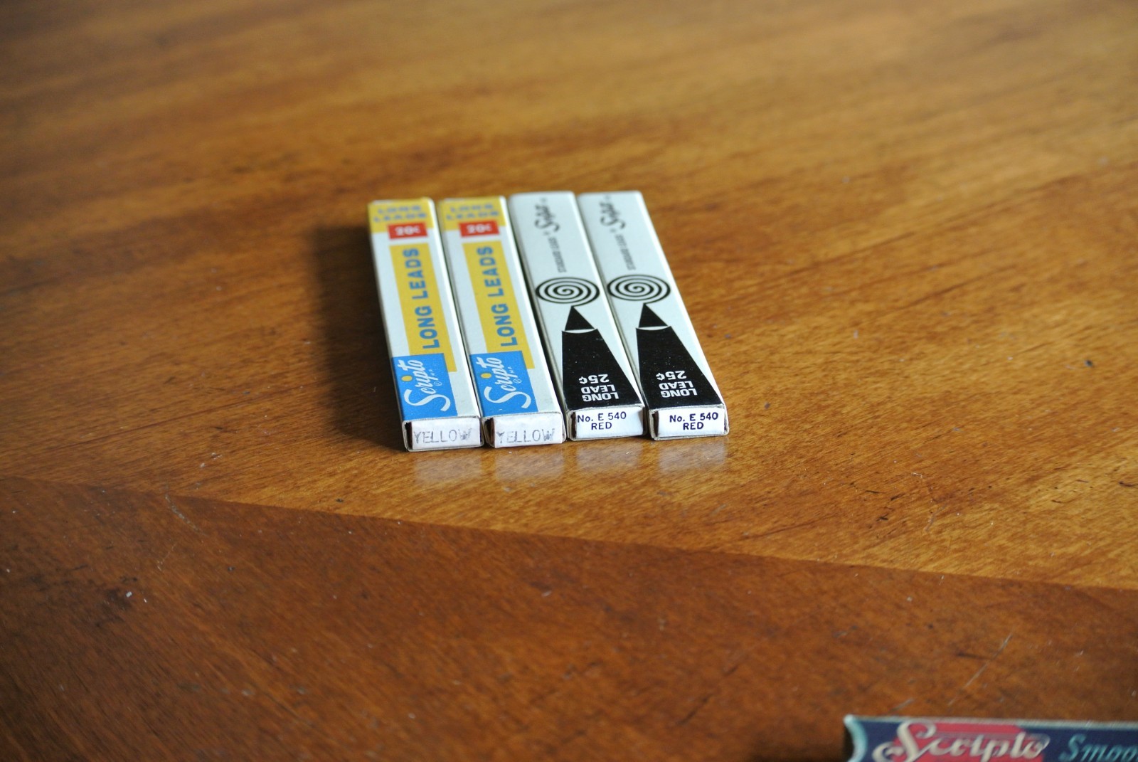 Vintage SCRIPTO Mechanical Pencil Leads Mixed Lot – Some Empty or Partials