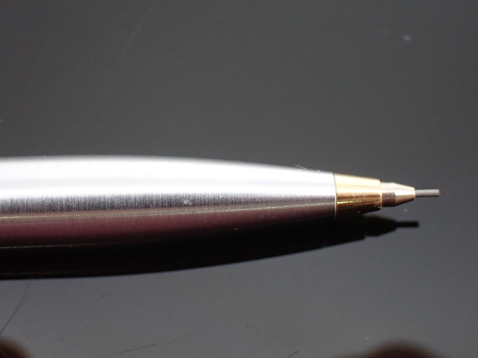Sheaffer USA Mechanical Pencil • 0.7mm • Stainless Steel & Gold Trim • Vintage