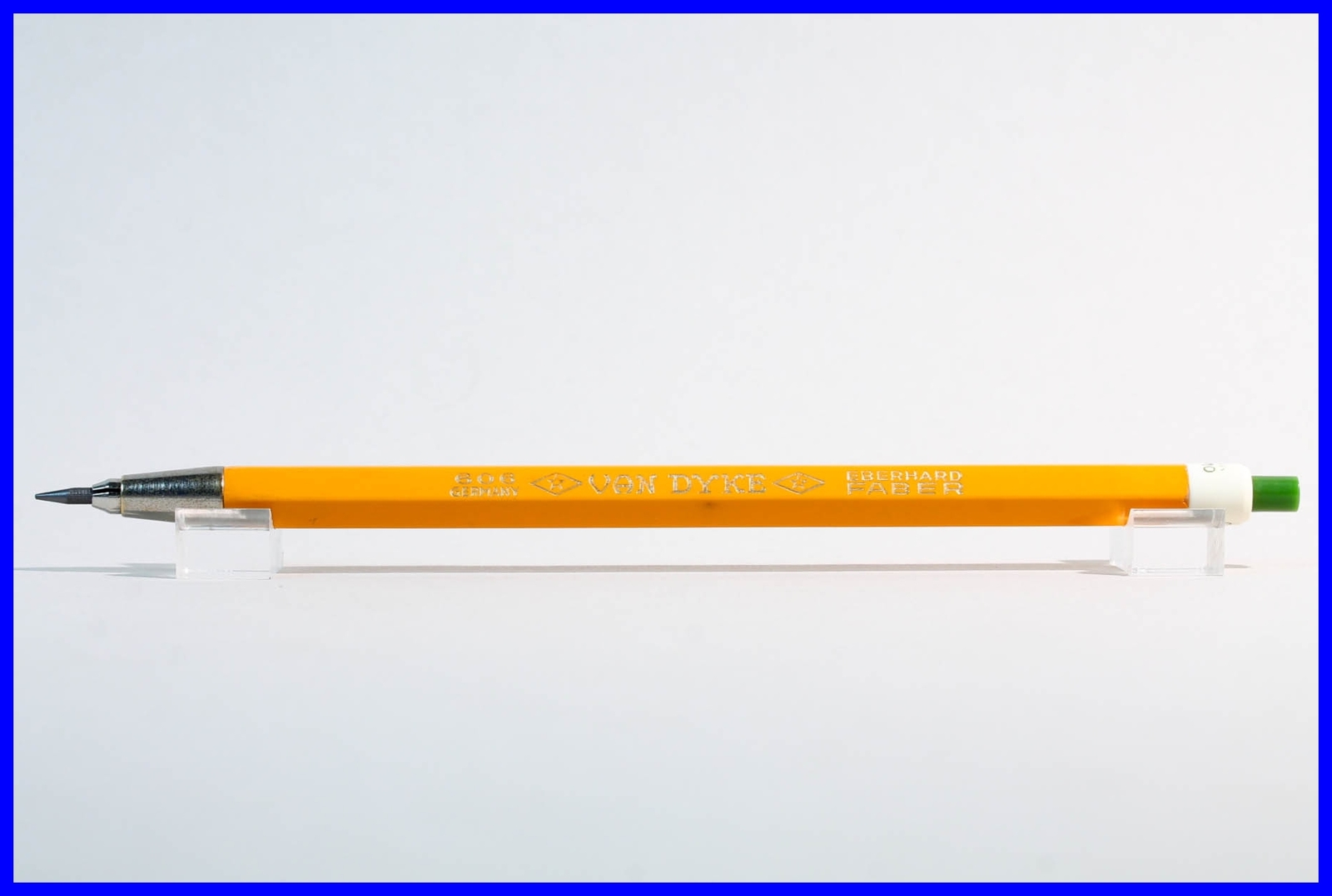 Green pusher EBERHARD FABER 606 ” VAN DYKE ” CHR MO LEADHOLDER pencil 2 mm