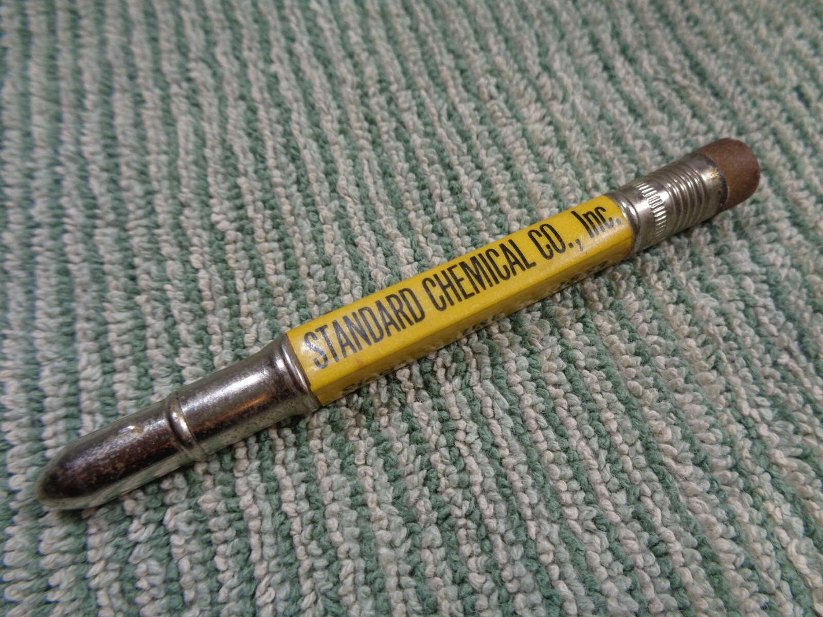 Vtg Standard Fertilizer Chemical Mechanical Pencil Spare Lead Storage Container