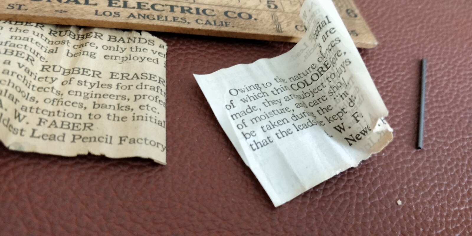 NOS Sealed A.W. Faber Green Checking Leads 3347 for everpointed pencils