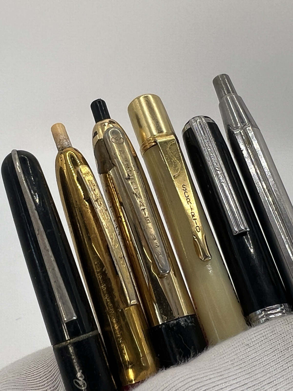 Vintage Pen & Mechanical Pencil Lot 21pc Parker PaperMate Scripto USA