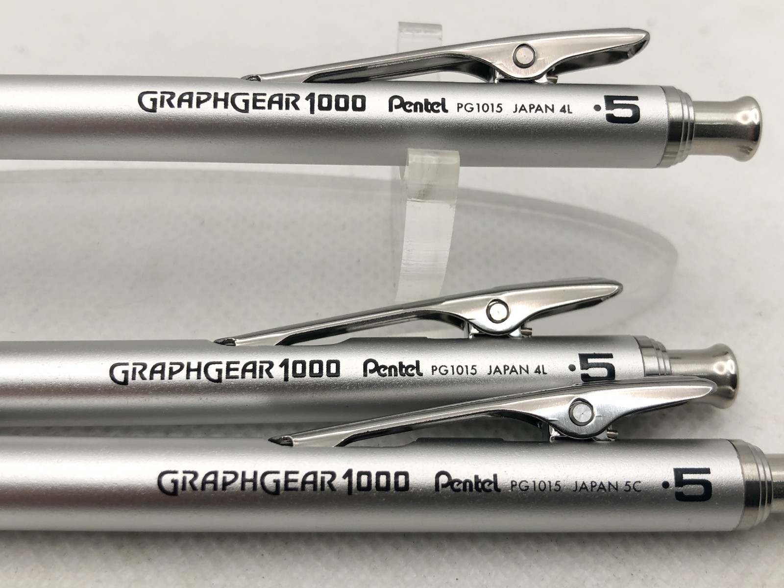 3Pentel Japan Pentel Mechanical Pencils Graph Gear 1000 PG1015