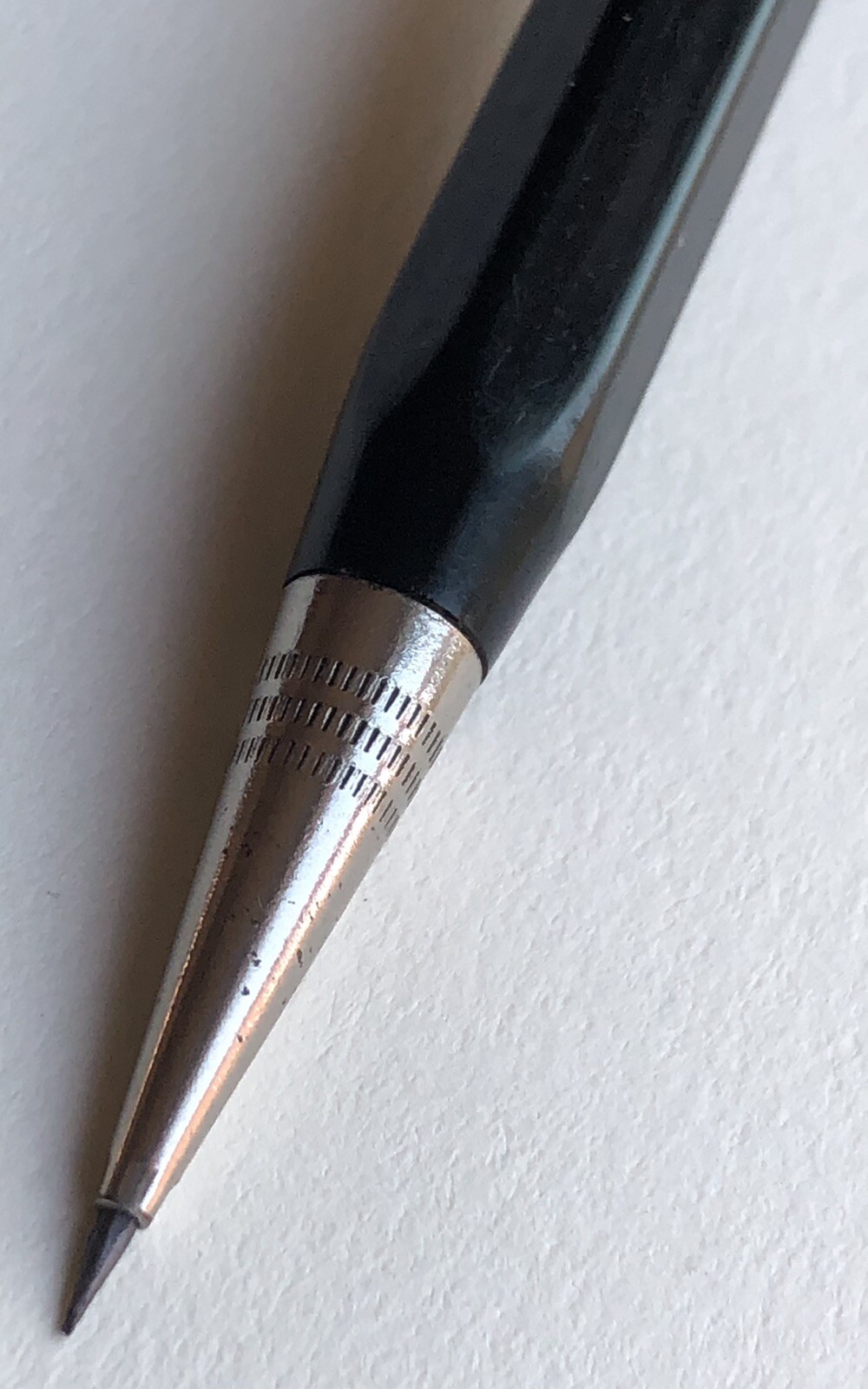 Vintage EVERSHARP Mechanical Pencil 1.18mm Lead Chrome Trim Working USA
