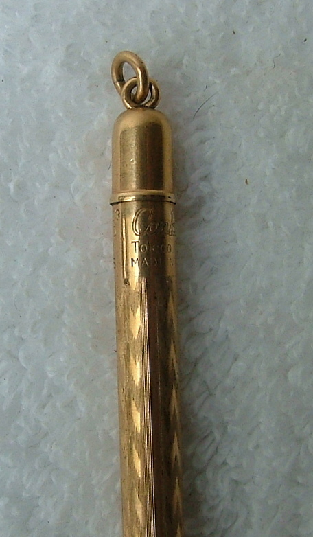 VINTAGE CONKLIN ROLLED GOLD NO 4VS LADIES MECHANICAL PENCIL PAT 7-6-20 #kk98