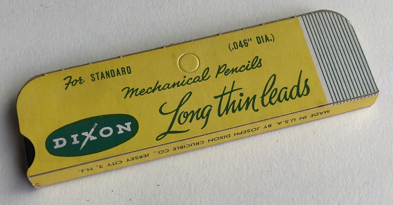 Vintage DIXON Mechanical Pencil Lead 1.1mm B 12pk NOS Sleeve Card USA