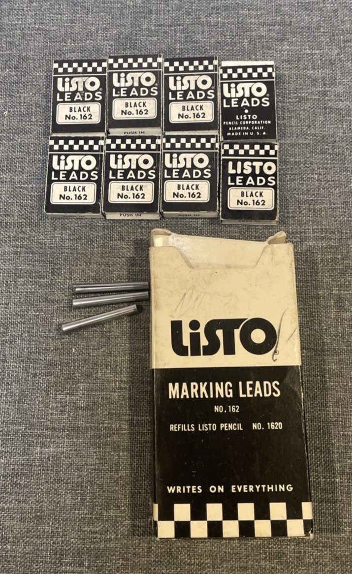 Listo Marking Lead No. 162 Pencil Refills for No. 1620 ( 46 refills) – Black