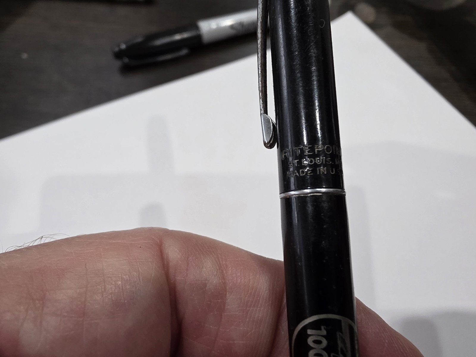 Vintage Veedol Motor Oil Mechanical Pencil HUFFMAN OIL COMPANY Dixon, Illinois