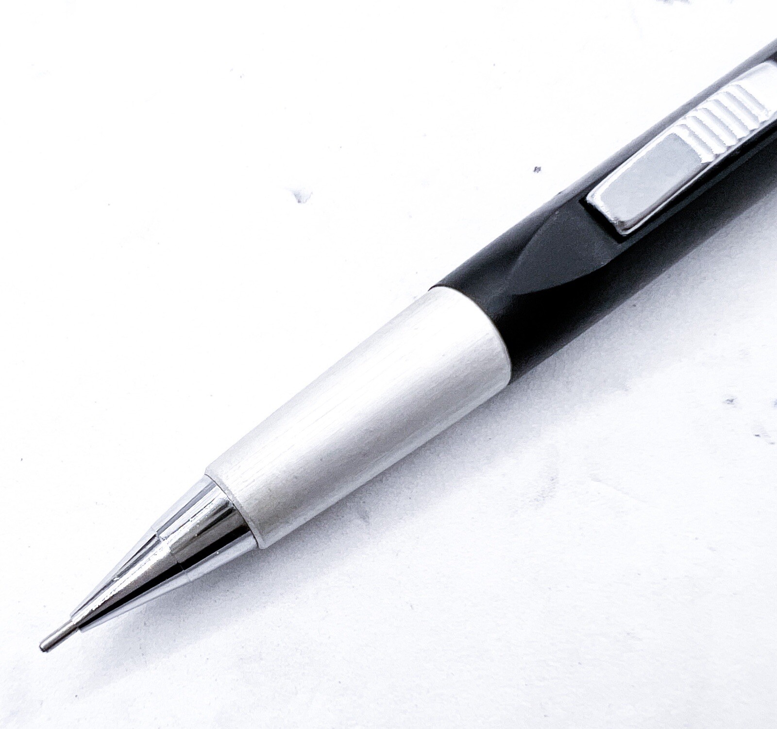 Mitsubishi Mechanical Pencil Pecker Black 0.5mm Side Push Rare Drafting
