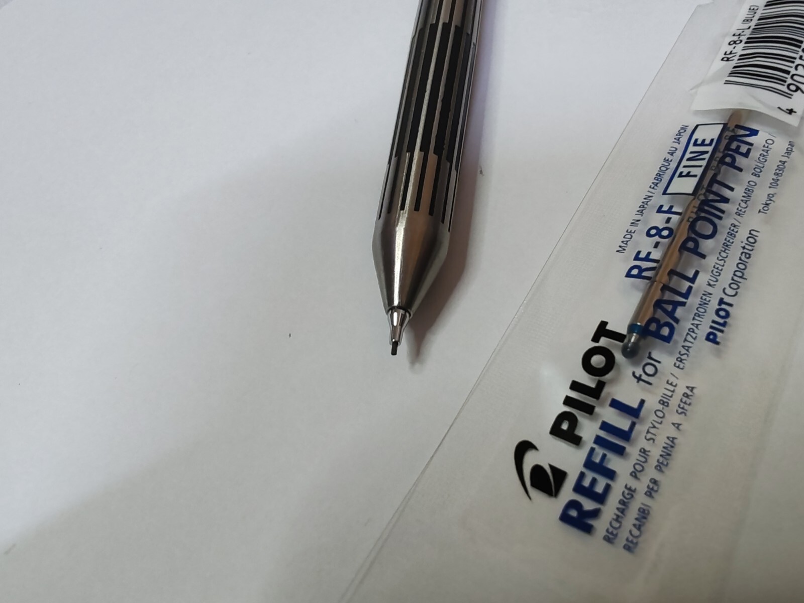 Pilot Vtg New Etched 2+1 Multi Function Mechanical Pencil,Red&Black Pen Japan
