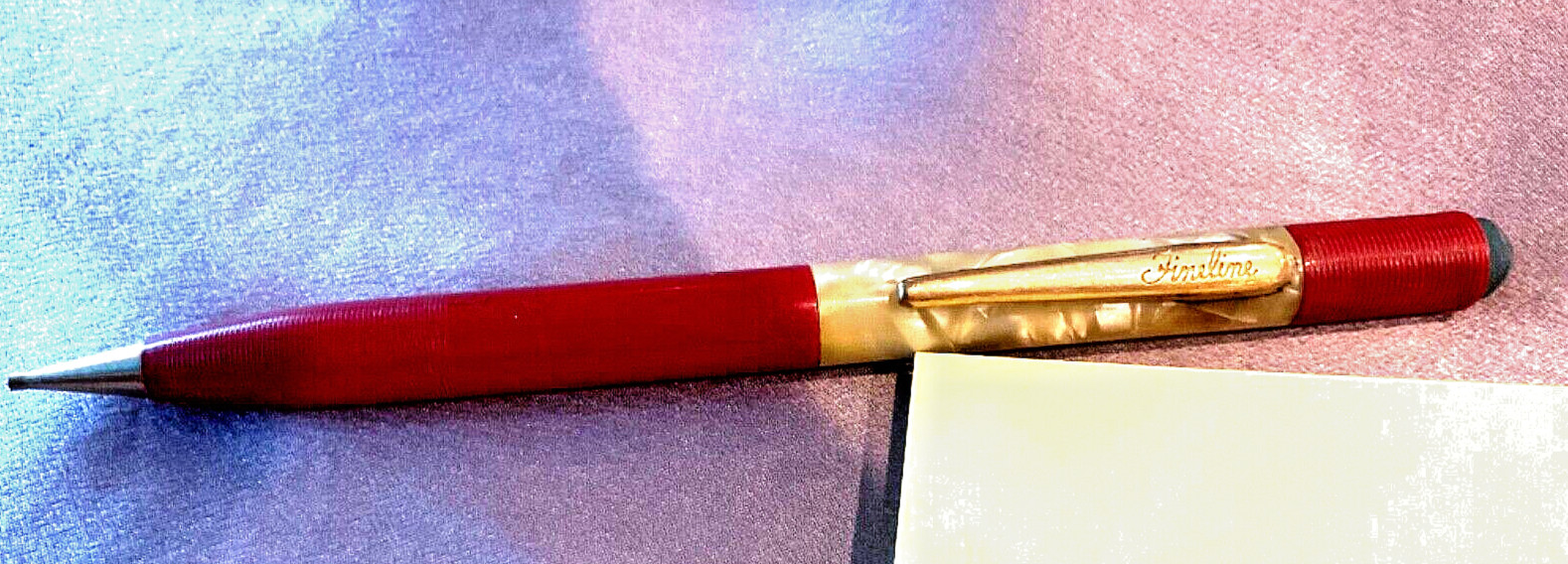 Vintage Maroon Red And Pearl Schaeffer Mechanical Pencil