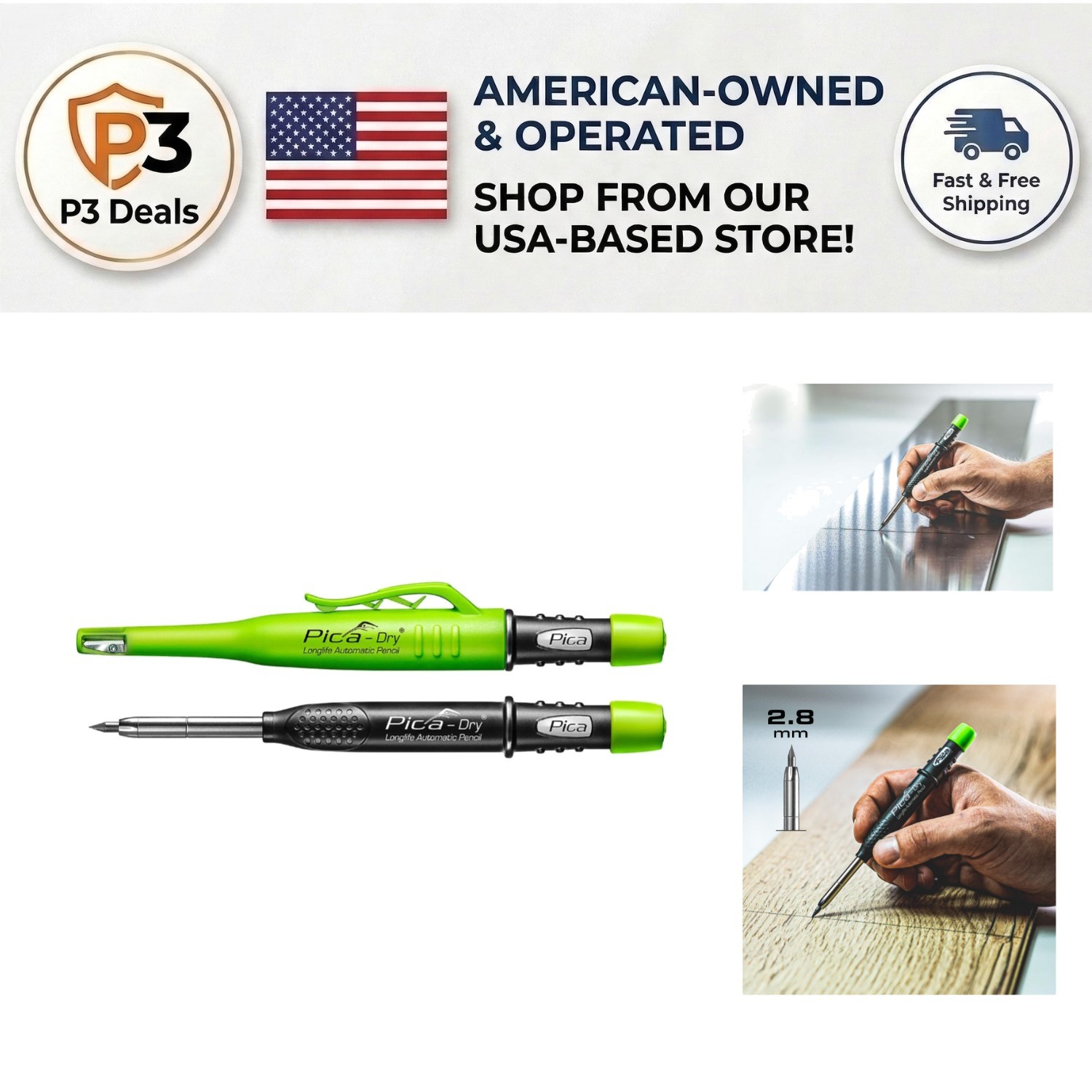 Versatile Dry Longlife Pencil 3030 – Ideal for Teens and Adults, Water Resistant