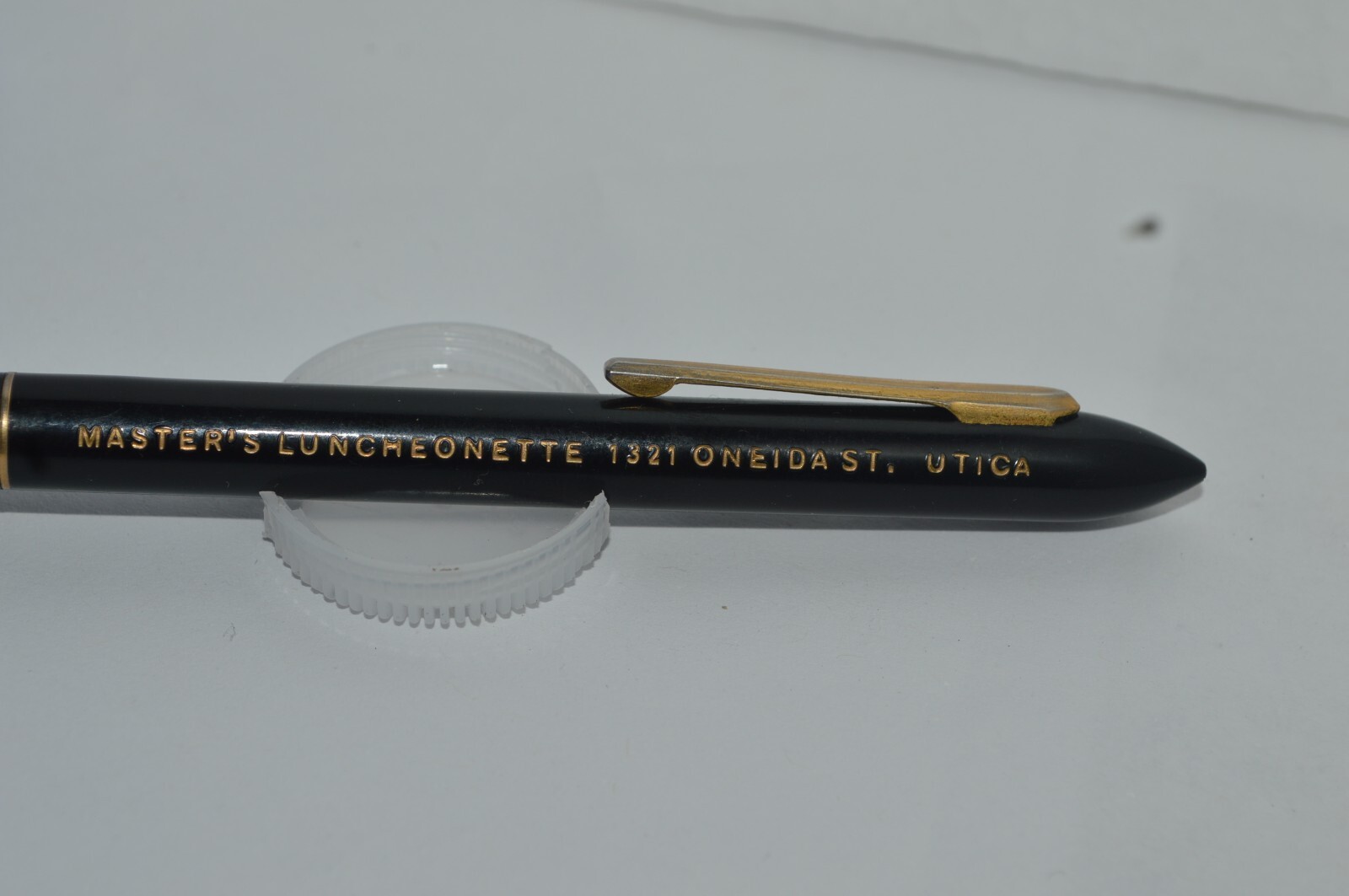 Master’s Luncheonette Mechanical Pencil Promo Metal Plastic Circa 1960’s Antique