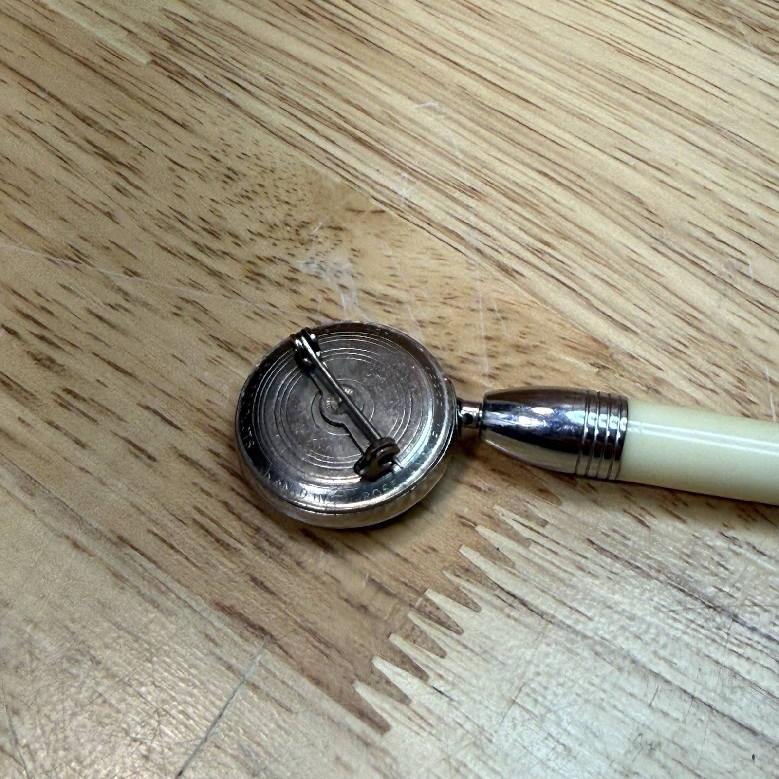 Vintage K & McD Inc Roseland NJ Retractable Pin-On Lead Pencil
