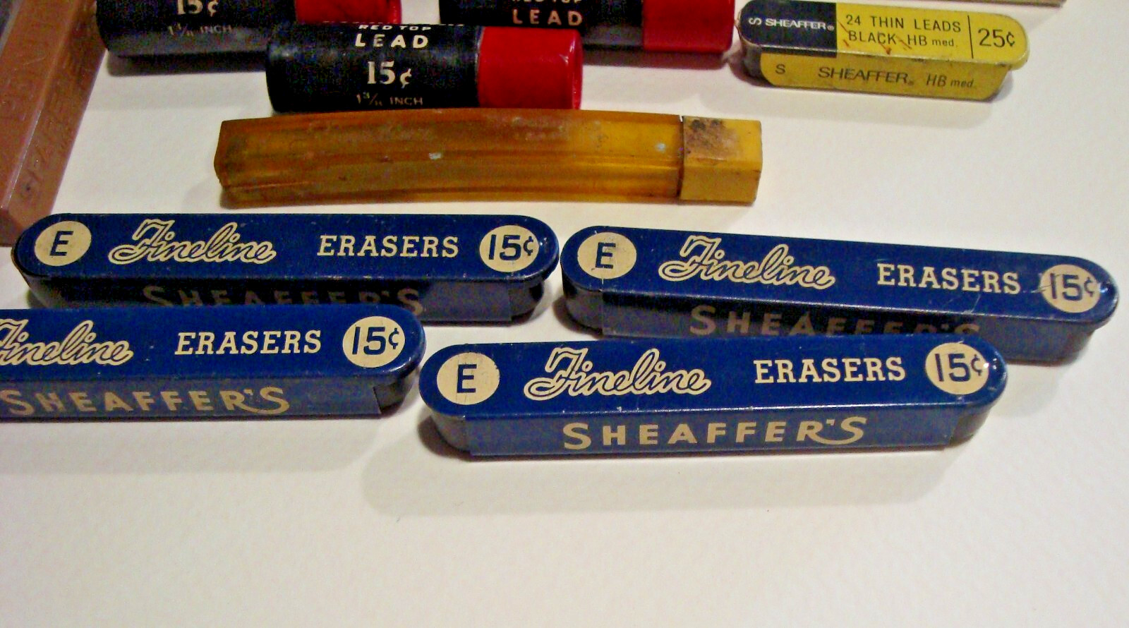 Lot Vintage Mechanical Pencil Lead Refills Scripto Eversharp Red Top Pentel +