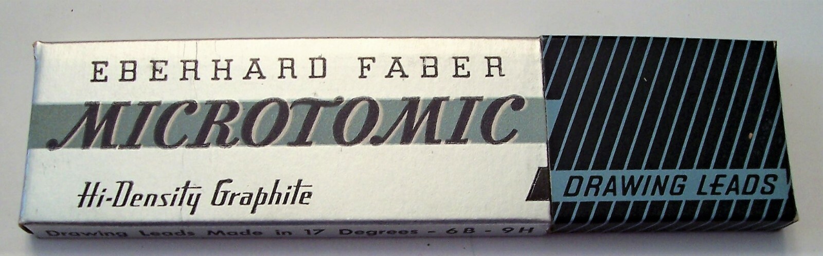 Vintage Pack of 6 Eberhard Faber Microtomic 6100 3H 17 Degrees Pencil Leads