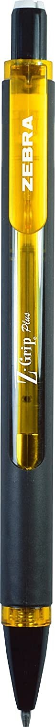 Zebra Pen Z-Grip Plus Mechanical 1 Count (Pack of 3), Green/Yellow/Blue