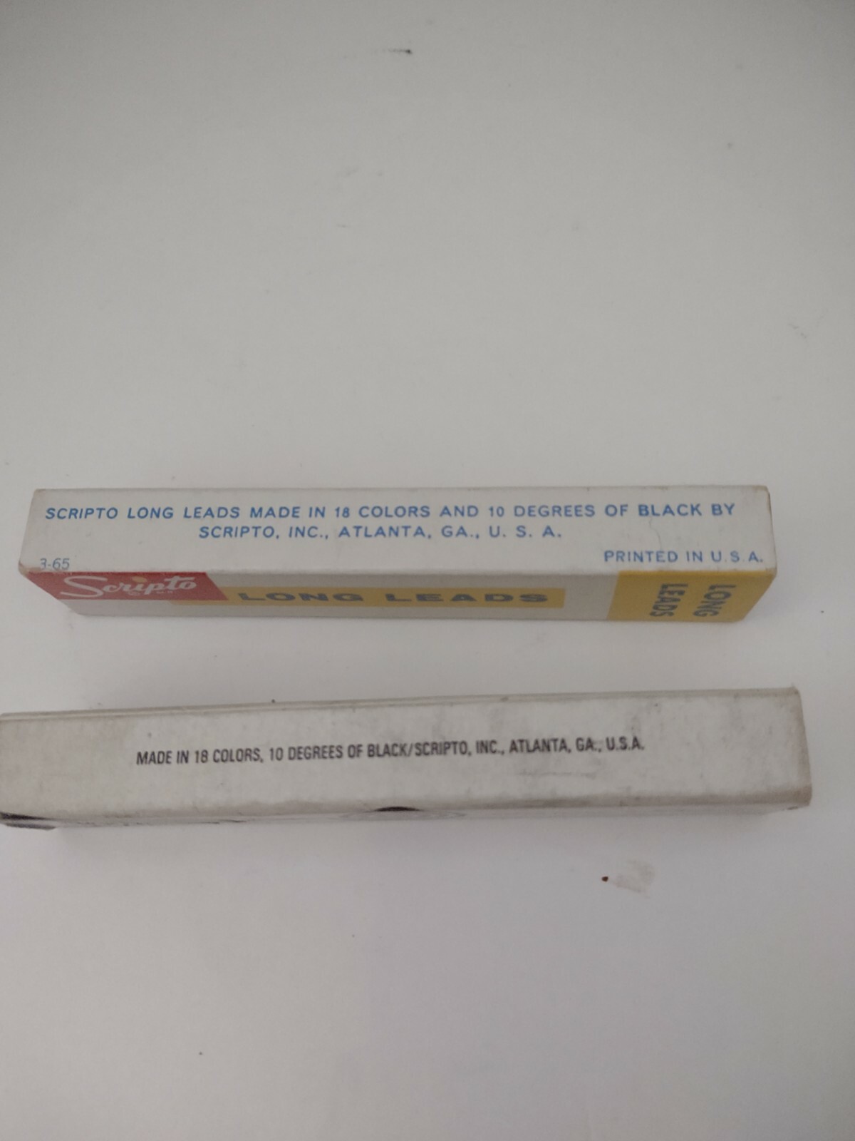 2 Boxes of Scripto No. E550 RED Long Leads Using Standard Diameter (.046) 4″ (d)