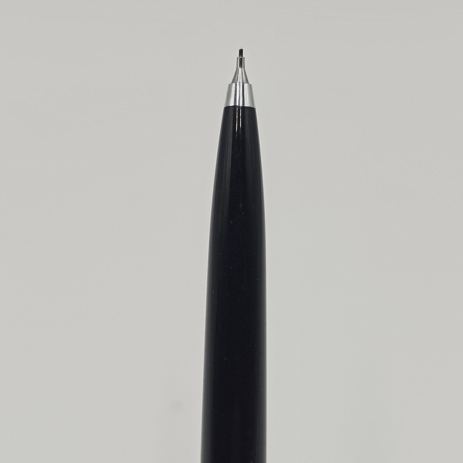 Vintage Parker Jotter Mechanical Pencil 1mm BLACK/Silver w/ Brass Threads USA