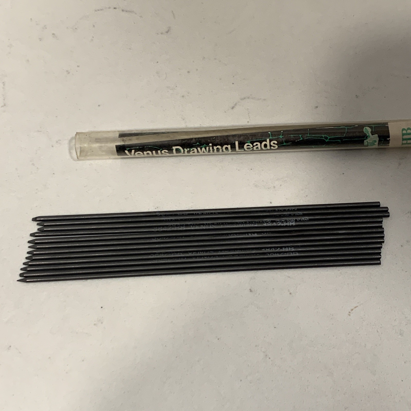 Vintage Faber Castell VENUS 3842 Drawing 2mm HD Leads NOS Tube Of 12 NJ USA