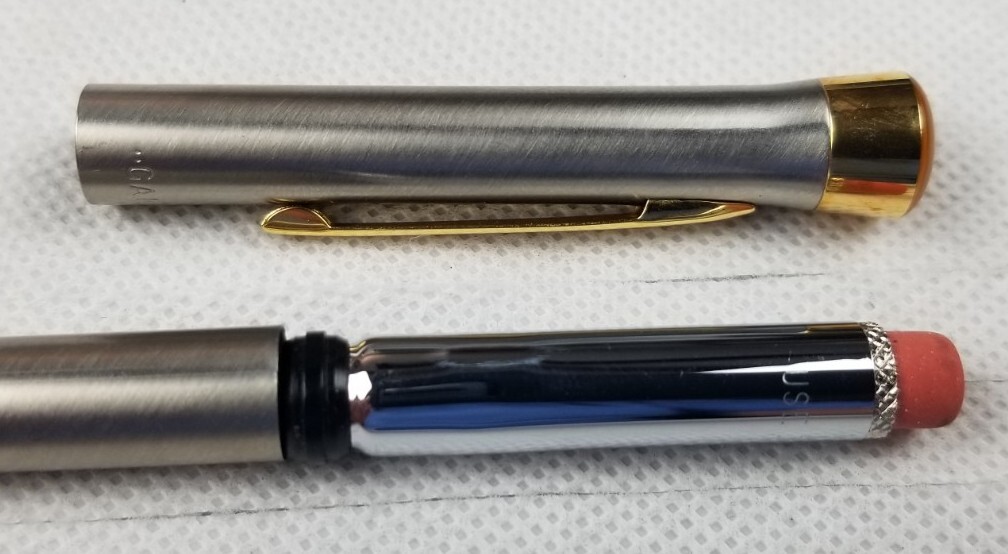 GARLAND Monogrammed J. E. Brown Chrome Mechanical Pencil With Box EUC