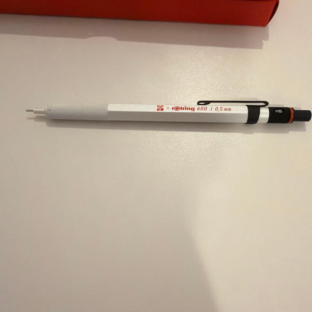 rOtring 600 Itoya Limited Edition White Barrel Mechanical Pencil 0.5mm Japan