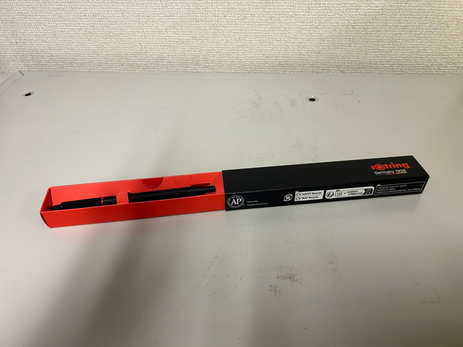 rOtring Rapid Pro Mechanical Pencil 0.5mm Matte Black Model S0949350 From Japan