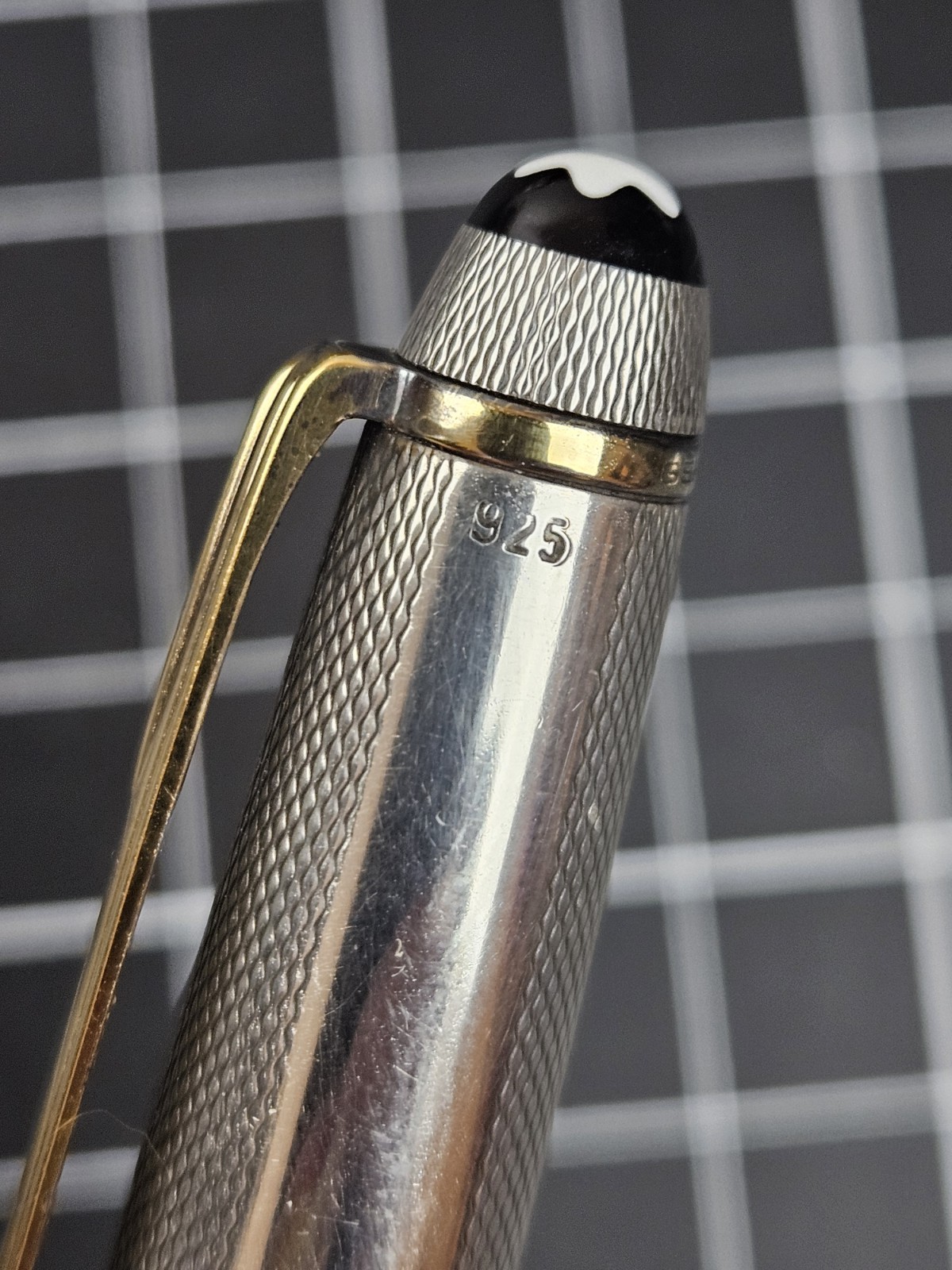 Sterling Silver Montblanc Meisterstuck Barleycorn Mechanical Pencil Needs Repair