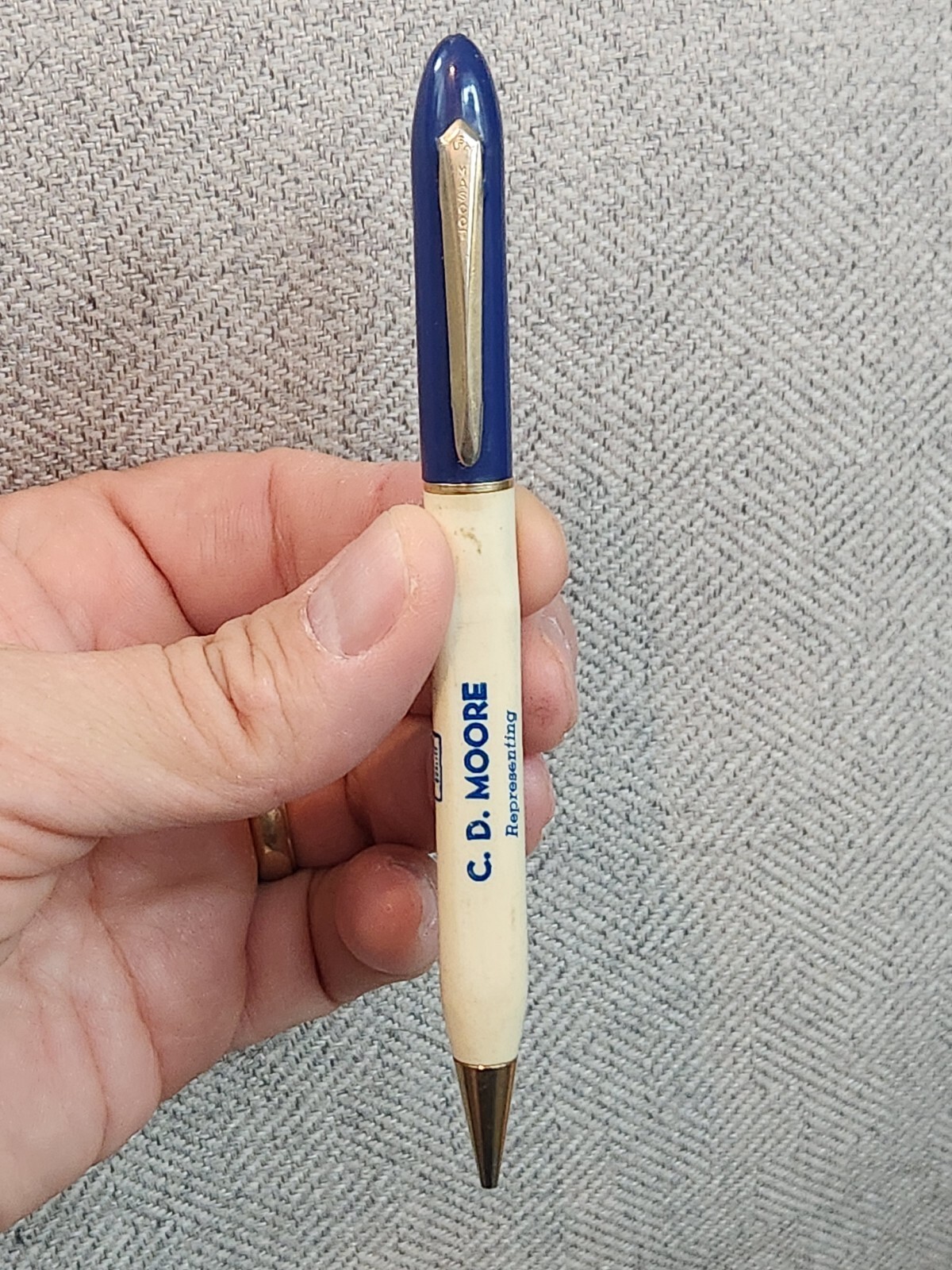 Vintage Weston Corporation Mascot USA Mechancial Pencil Advertising