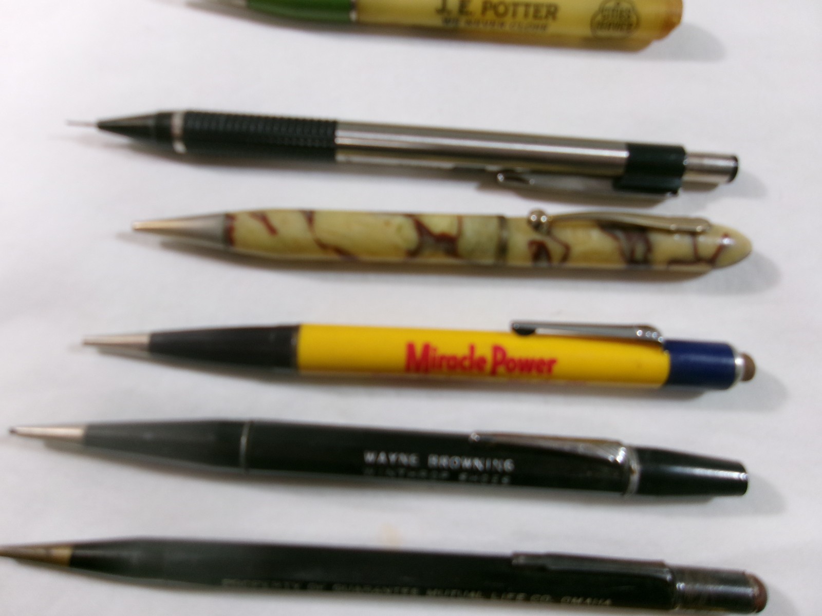 Lot of 11 Vintage Mechanical Pencils For Parts Or Repair (Some Working)