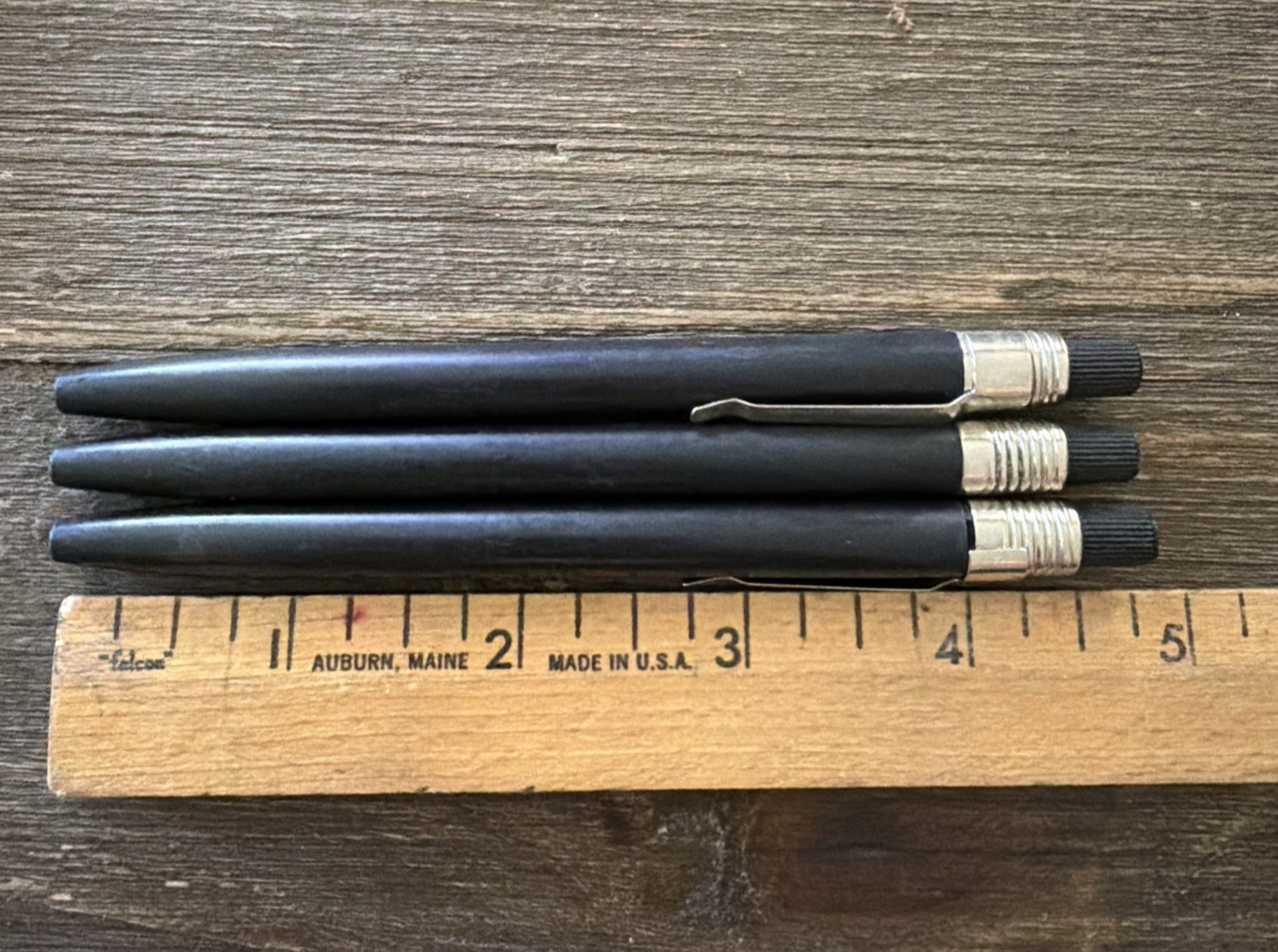 Vintage Skilcraft US Government Black Grease Pencil Set Of 3 Lot Twist