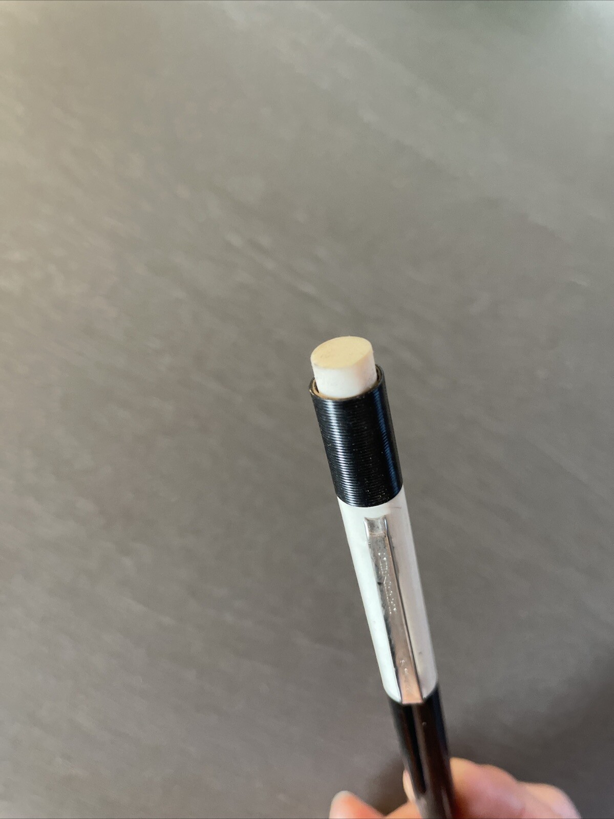 Vintage Sheaffer Fineline 0.9mm Mechanical Pencil Black & White Barrel