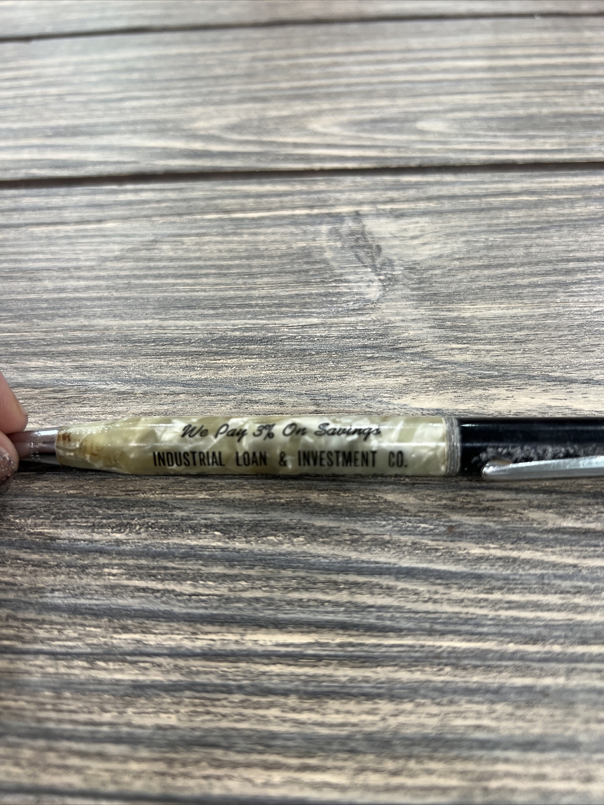 Vtg Mechanical Pencil Lyncraft Industrial Loan Investment Omaha NB Advertisement