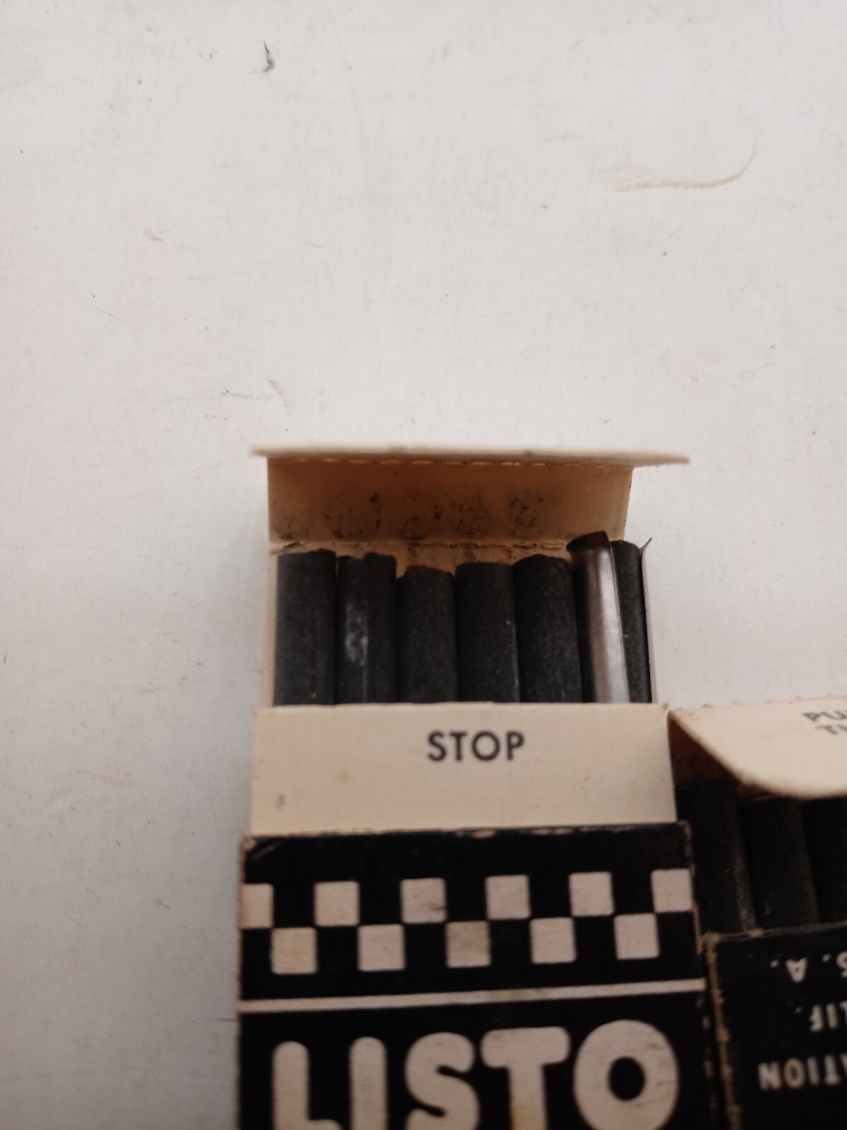 Vintage Listo Marking Pencil Large Size Leads Red and Black No. 162. 3 packs