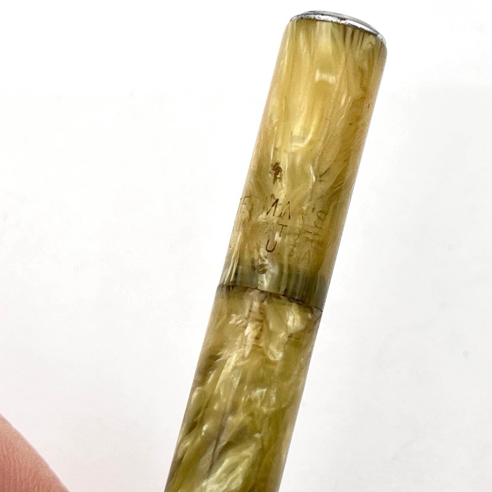 Waterman Lady Patricia Mechanical Pencil 4.25″ 1.1mm Yellow Persian Chrome Trim