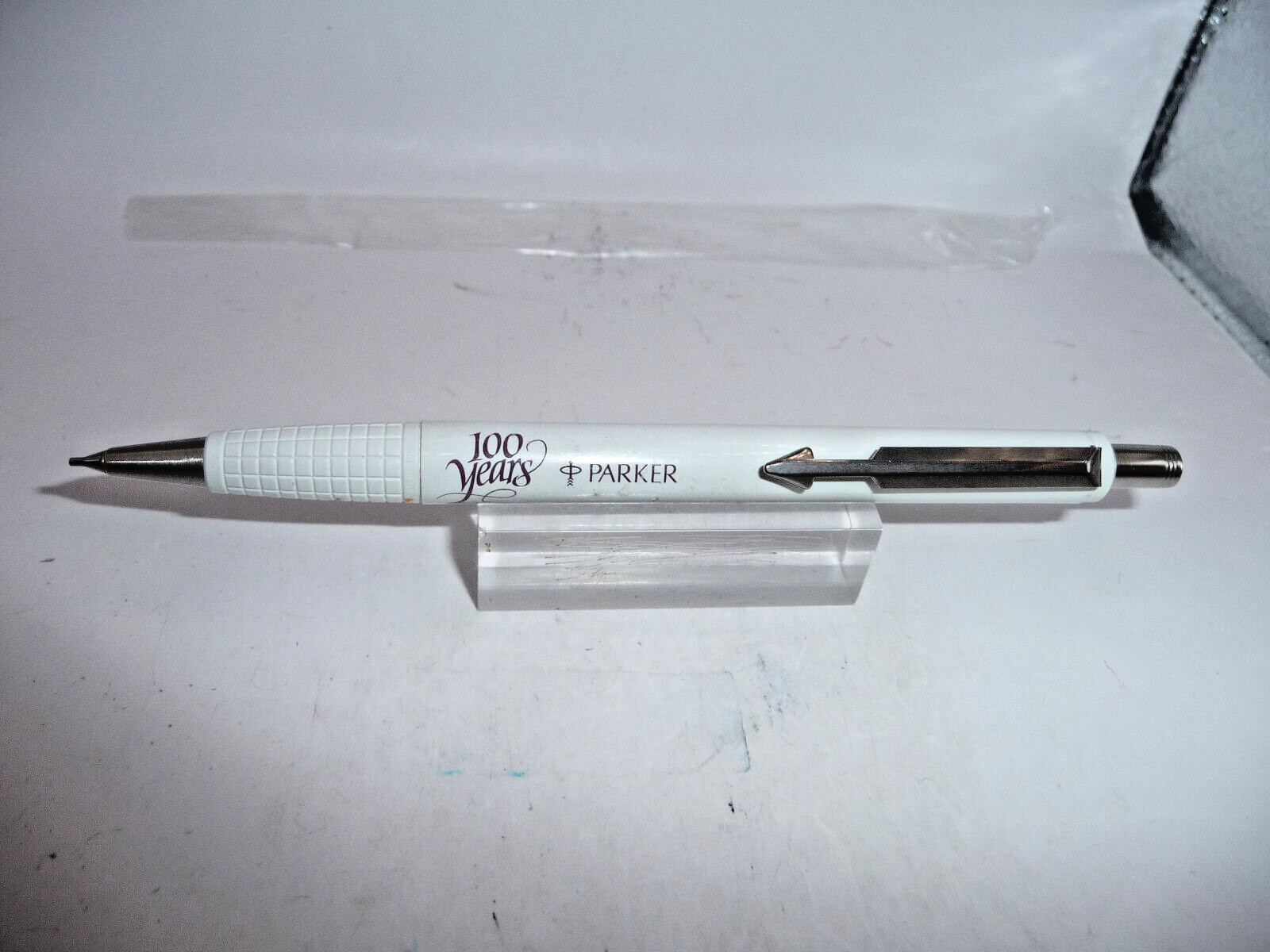 Parker Vintage Vector White 0.5mm Pencil –company sample 100 years