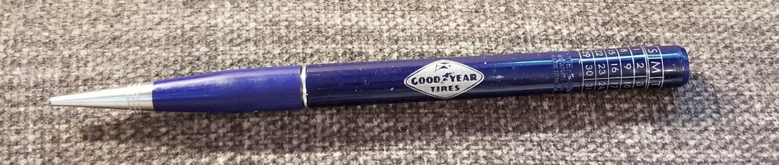RITEPOINT Perpetual Calendar Mechanical Pencil Good Year Tires Ad Valley Motor