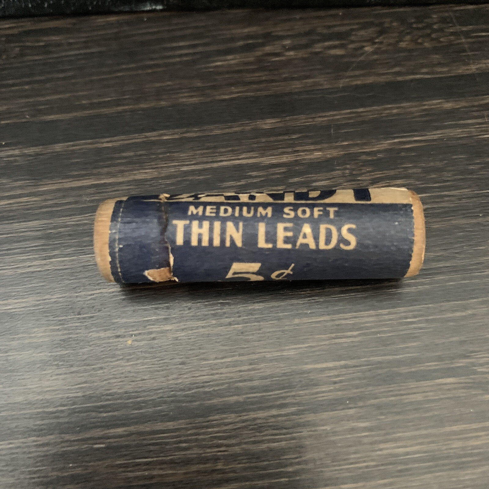 Dandy Mechanical Pencil Medium Soft Thin Leads S-1066 Wood Tube American News Co