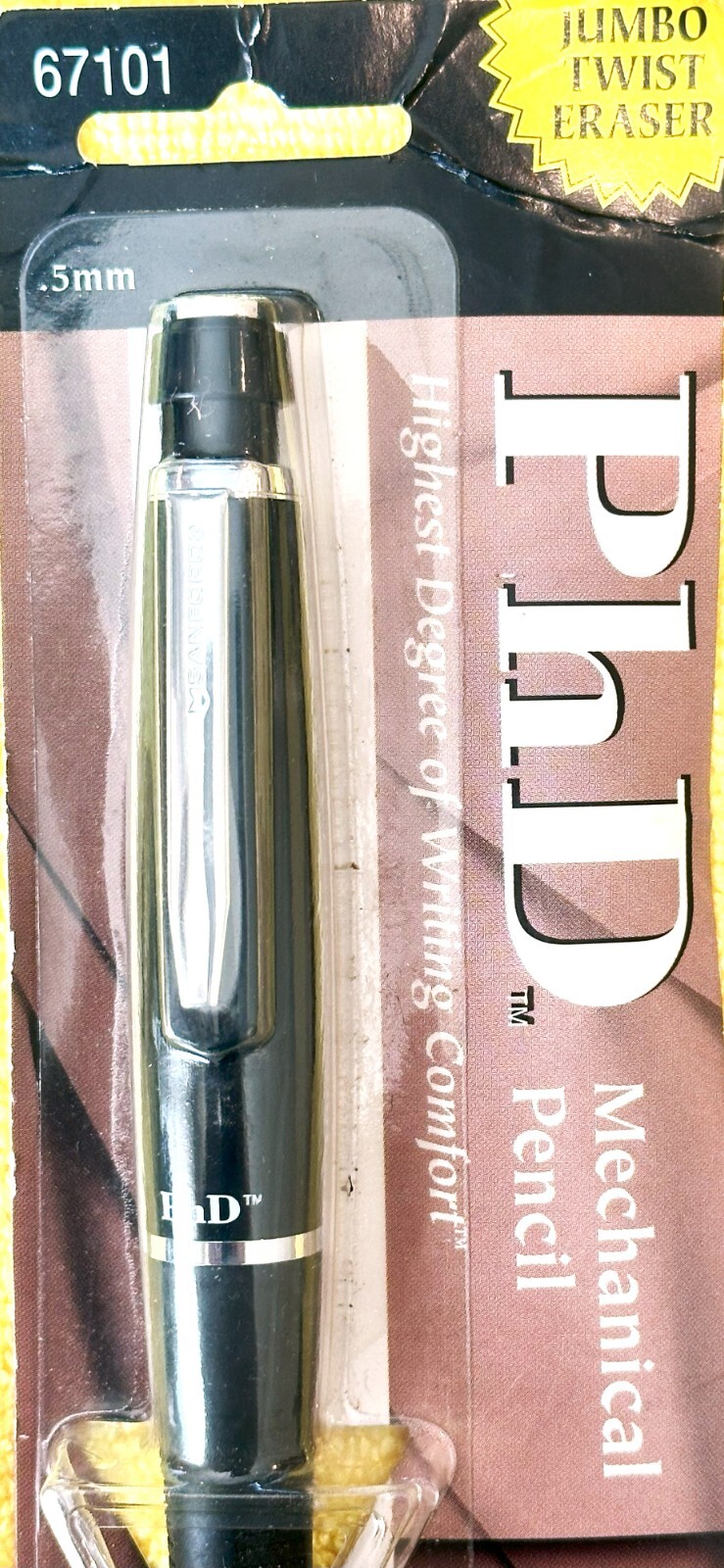 Sanford PhD .5 mm Pencil Black & Chrome-Original Packaging, Extremely Rare!