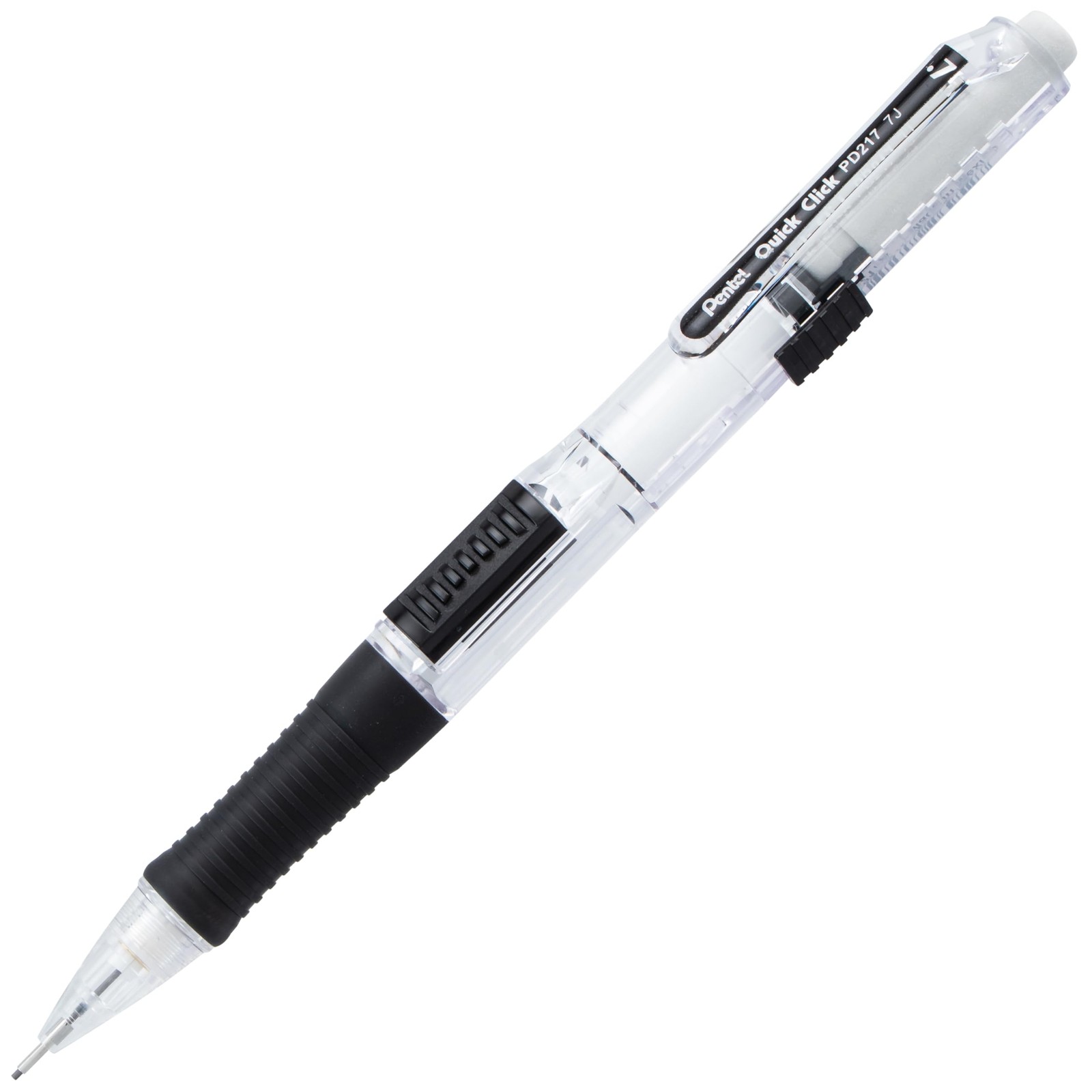 Pentel Quick Click Mechanical Pencil, (0.5mm), 1 Count (Pack of 8), Black