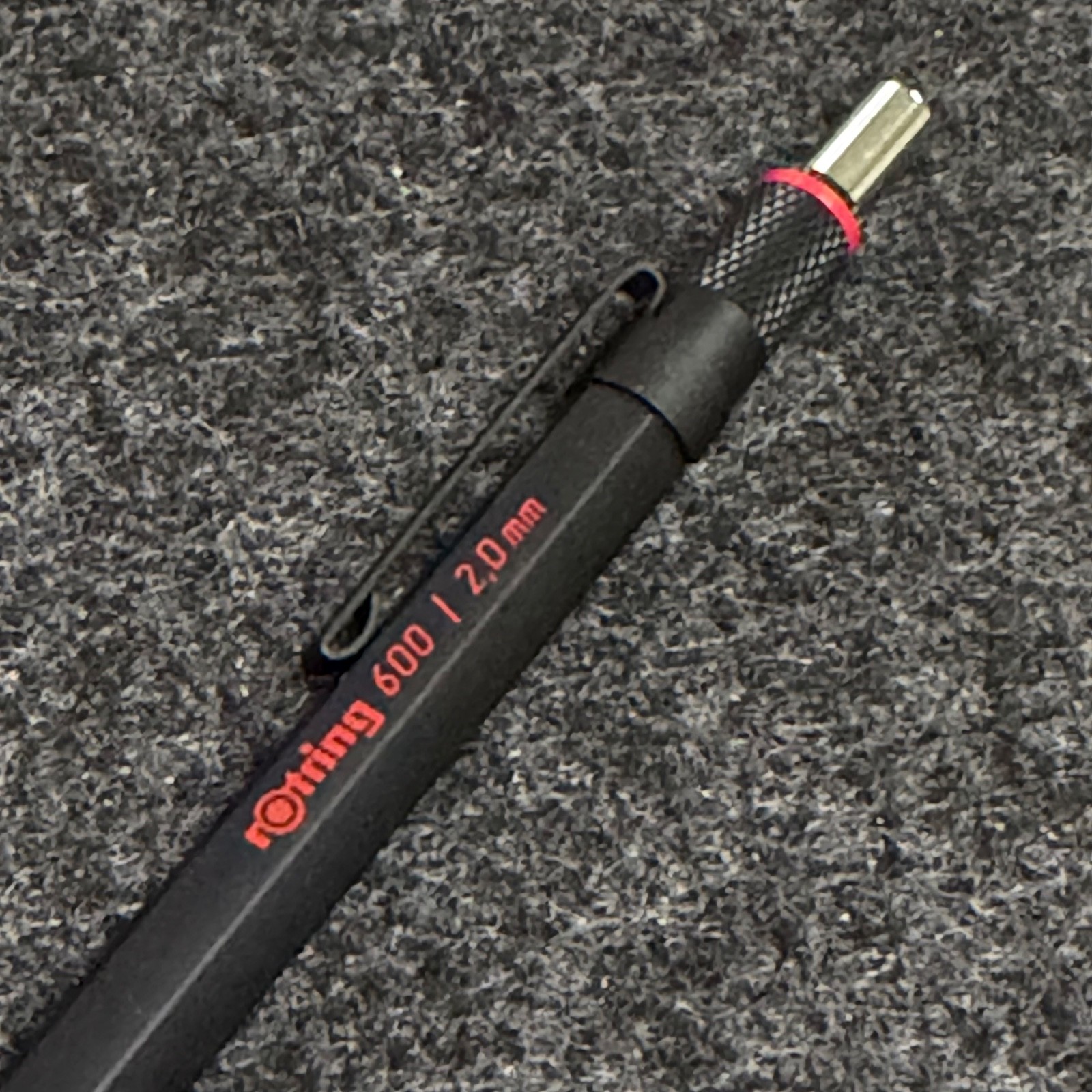 rOtring 600 2.0mm Black 1910-860 Discontinued Lead Holder New