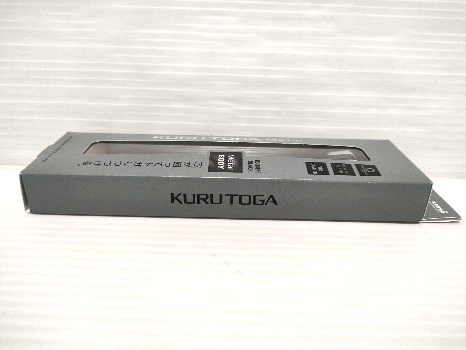 Uni Kuru Toga Metal 0.5mm Mechanical Pencil M5-KH Nocturne Black Kurutoga Gift