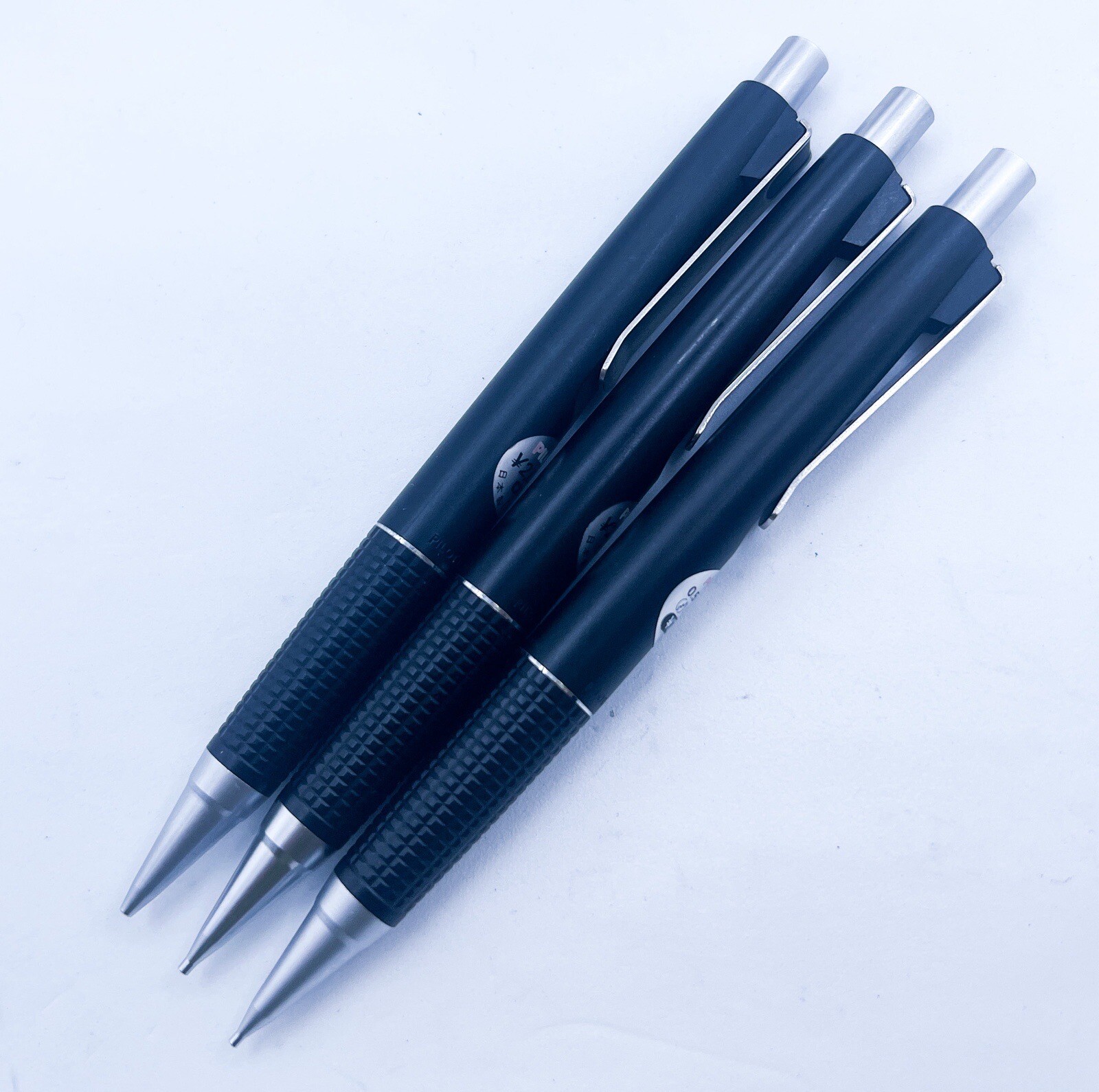NOS Vintage Pilot Gimno 0.5 0.7 0.9 3pcs Mechanical Pencil HBR-200R Japan
