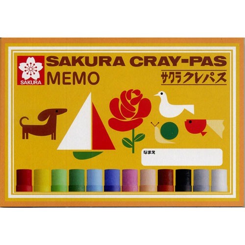 Sakura Cray-Pas A7 Memo Pad (Cray-Pas Pattern)