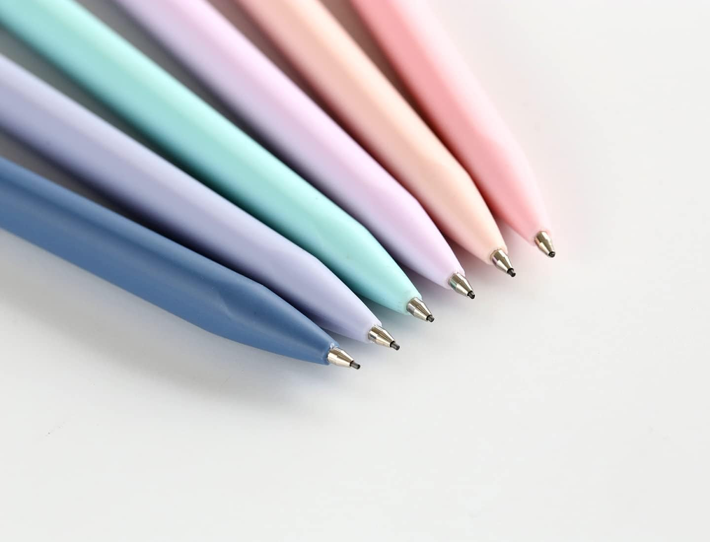 Solid Colors Mechanical Pencils 0.7Mm Triangle Shape Automatic Pencil for Writin