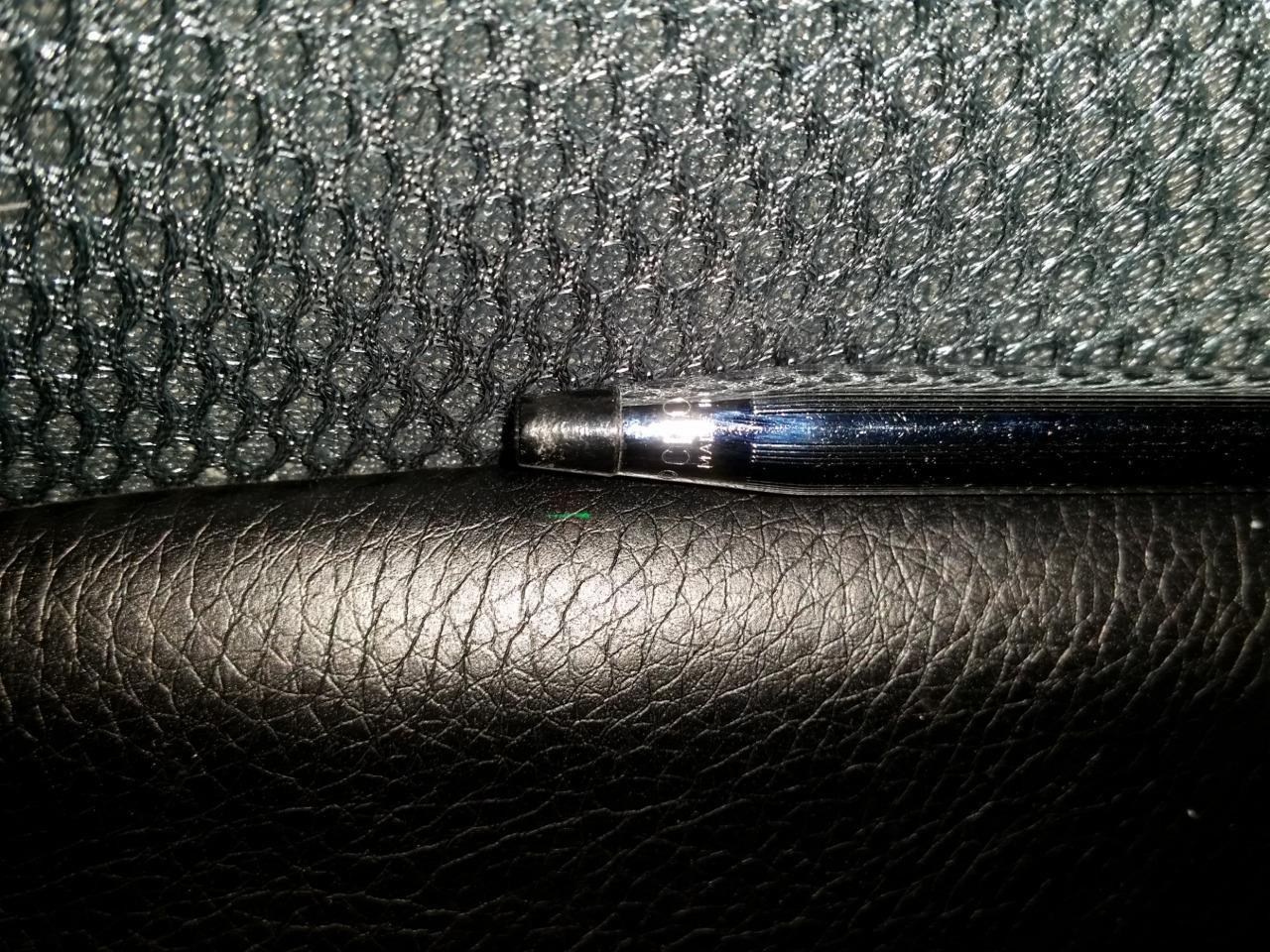 Cross Mechanical Pencil Chrome Color Metal with Shell Pattern Band