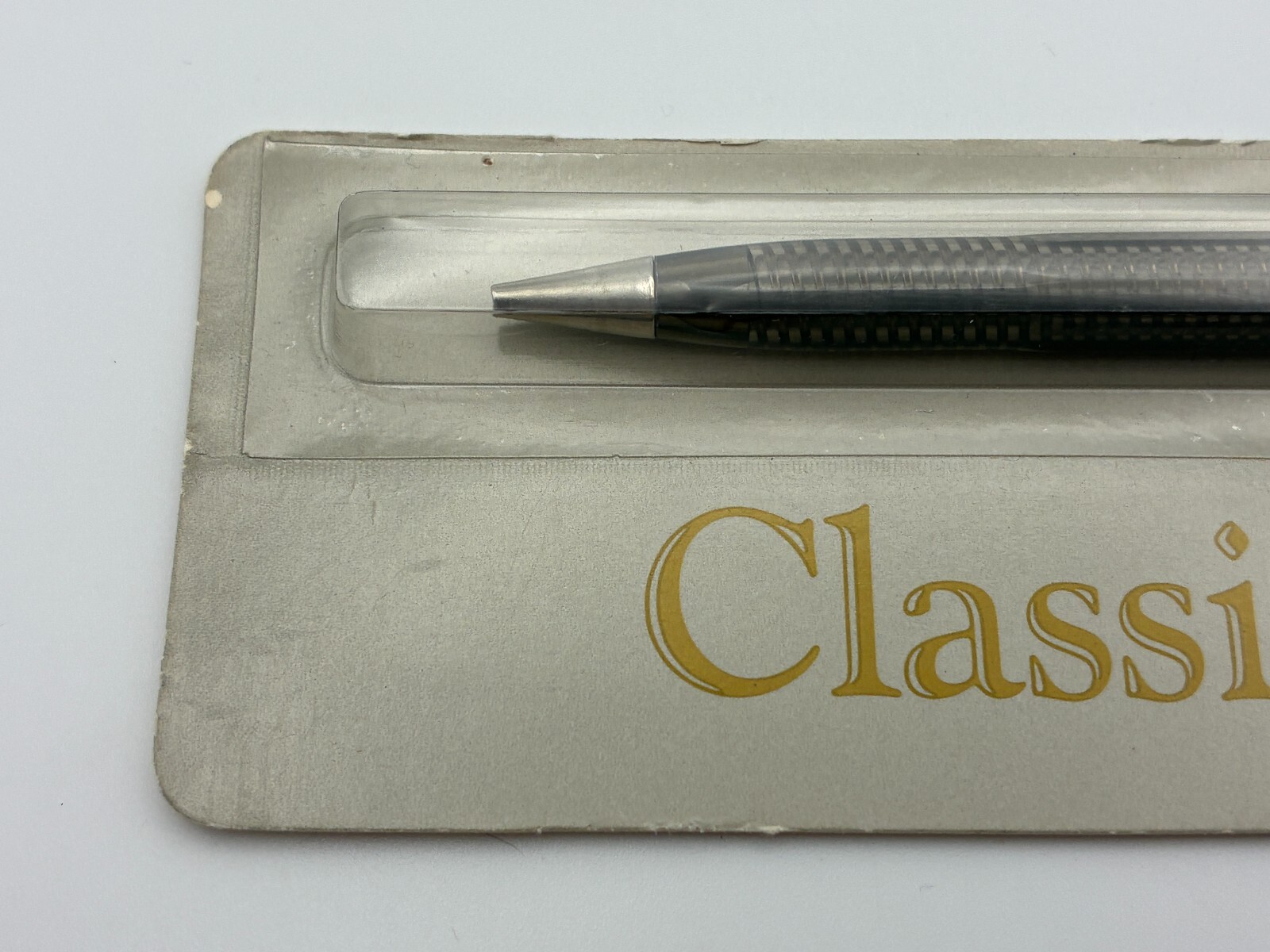 Vintage SCRIPTO Classic K780 Translucent Mechanical Pencil Gray 1989 Twist