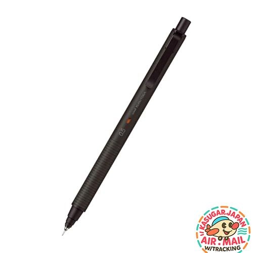 new Uni Kuru Toga Metal 0.5mm Nocturne Black Mechanical Pencil fm Japan